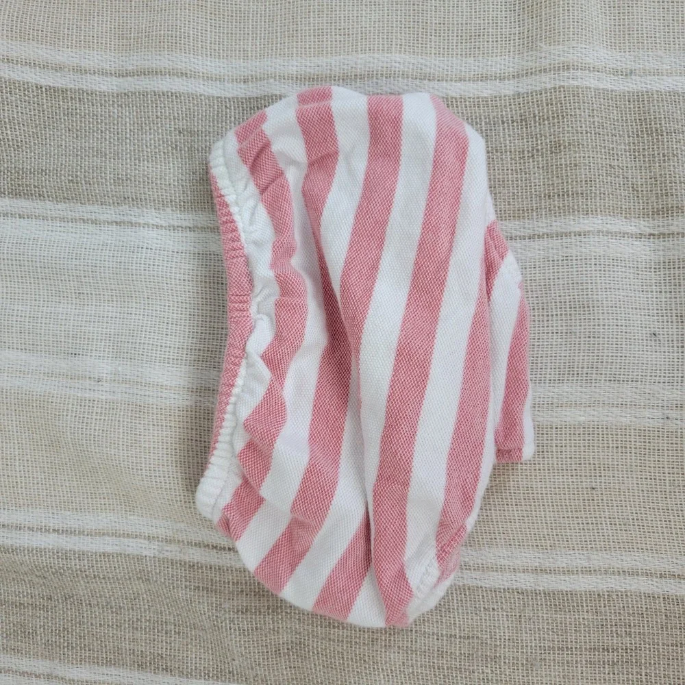 Ralph Lauren Polo Dress With Bloomers Size 3 Months 100% Cotton Striped Preppy